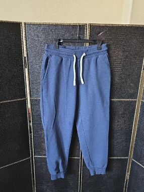 Women's Navy Blue Jogger Track Pants with Drawstring